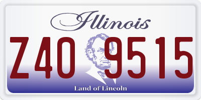 IL license plate Z409515