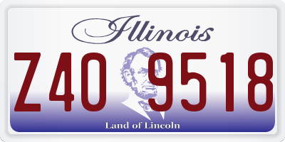 IL license plate Z409518