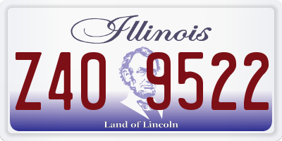 IL license plate Z409522