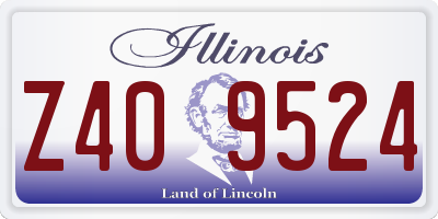 IL license plate Z409524