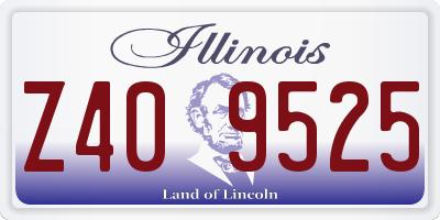IL license plate Z409525