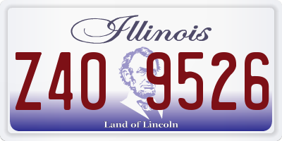 IL license plate Z409526