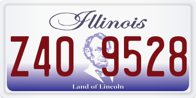 IL license plate Z409528
