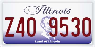 IL license plate Z409530