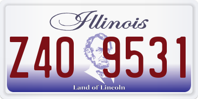 IL license plate Z409531