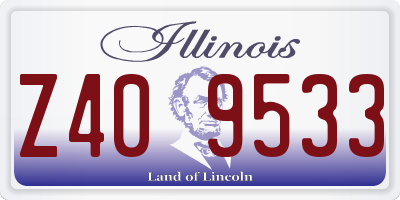 IL license plate Z409533