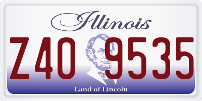 IL license plate Z409535