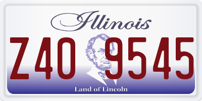 IL license plate Z409545