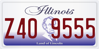 IL license plate Z409555