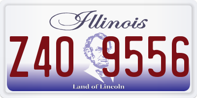 IL license plate Z409556