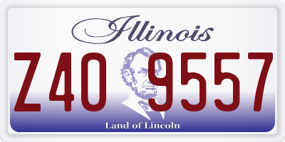 IL license plate Z409557