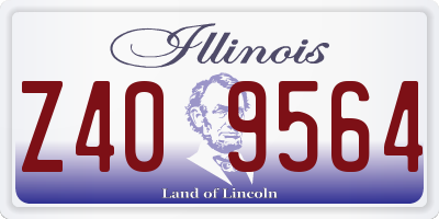 IL license plate Z409564