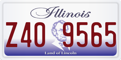 IL license plate Z409565