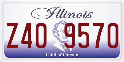 IL license plate Z409570