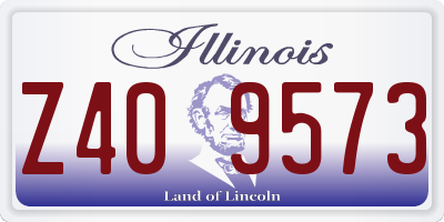 IL license plate Z409573
