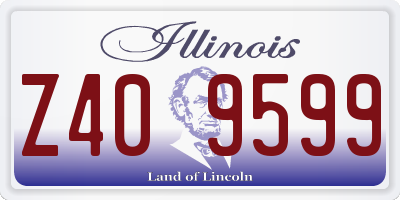 IL license plate Z409599