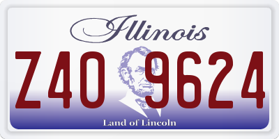 IL license plate Z409624