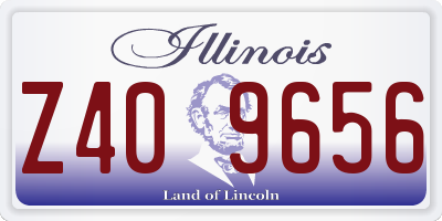 IL license plate Z409656