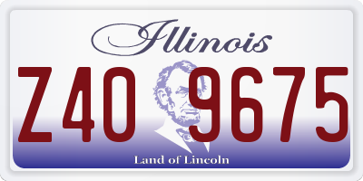 IL license plate Z409675
