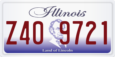 IL license plate Z409721