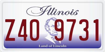 IL license plate Z409731