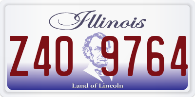 IL license plate Z409764