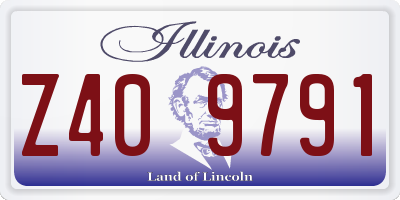 IL license plate Z409791