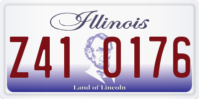 IL license plate Z410176