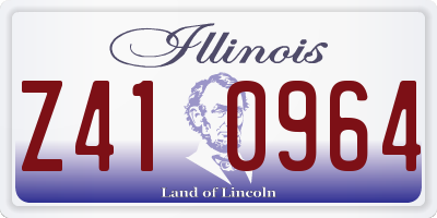 IL license plate Z410964