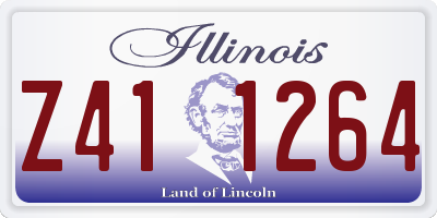 IL license plate Z411264