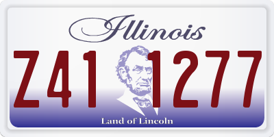 IL license plate Z411277