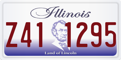 IL license plate Z411295