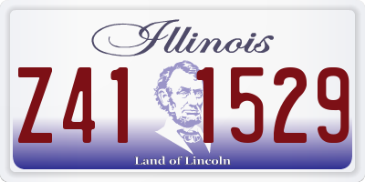 IL license plate Z411529
