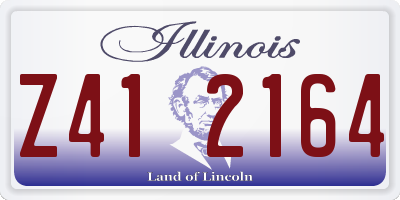 IL license plate Z412164