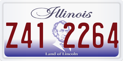 IL license plate Z412264