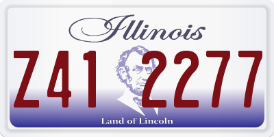 IL license plate Z412277