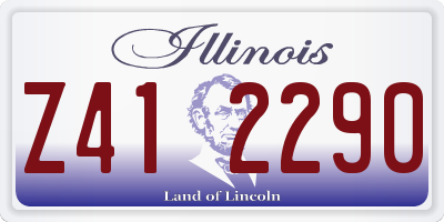 IL license plate Z412290