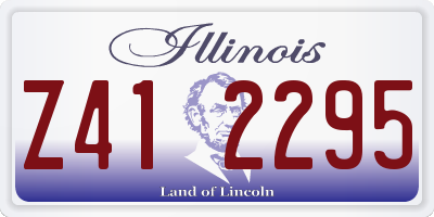 IL license plate Z412295
