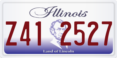 IL license plate Z412527