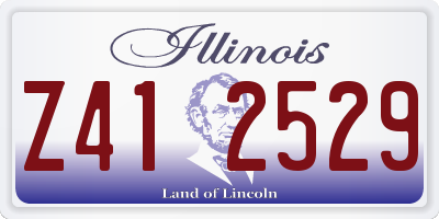 IL license plate Z412529