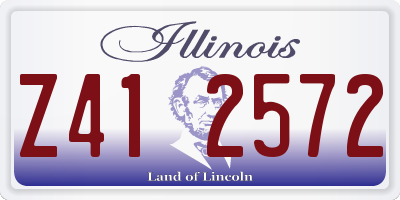 IL license plate Z412572