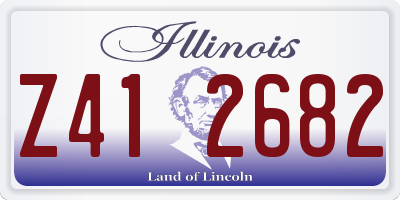 IL license plate Z412682