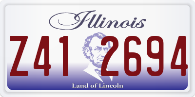IL license plate Z412694