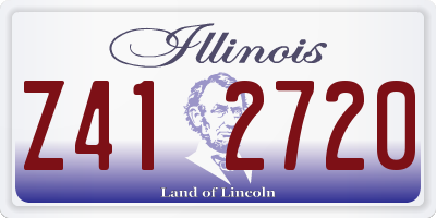 IL license plate Z412720