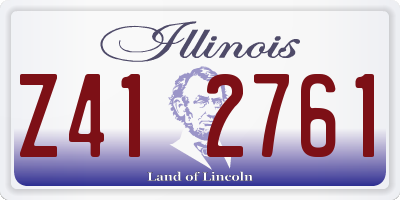 IL license plate Z412761