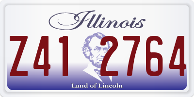 IL license plate Z412764