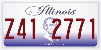 IL license plate Z412771