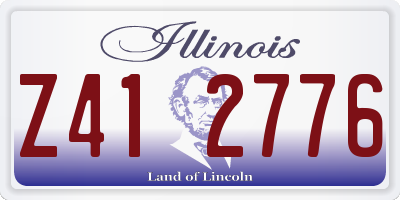 IL license plate Z412776