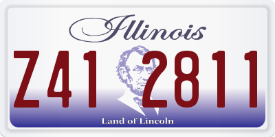 IL license plate Z412811