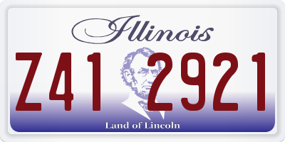 IL license plate Z412921